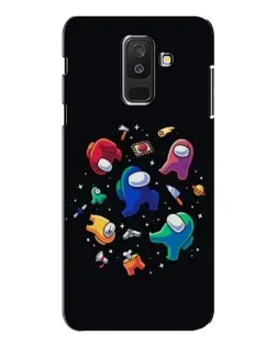 Чохол для Samsung Galaxy A6 Plus 2018 (A605) з картинкою «Among Us космос»