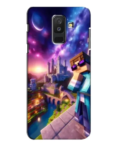 Чехол для Samsung Galaxy A6 Plus 2018 (A605) с картинкой «Стив и космос»