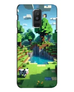 Чехол для Samsung Galaxy A6 Plus 2018 (A605) с картинкой «Minecraft летний день»
