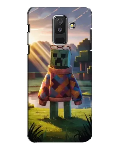 Чехол для Samsung Galaxy A6 Plus 2018 (A605) с картинкой «Крипер в свитере»