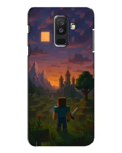 Чехол для Samsung Galaxy A6 Plus 2018 (A605) с картинкой «Стив у башни»