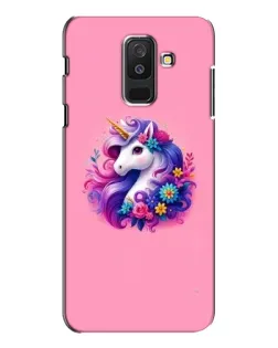 Чехол для Samsung Galaxy A6 Plus 2018 (A605) с картинкой «Сказочный единорог»