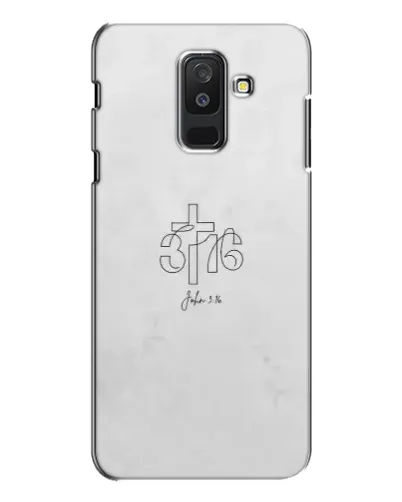 Чехол для Samsung Galaxy A6 Plus 2018 (A605) с картинкой «Иоанна 3:16 Крест» Чехол для Samsung Galaxy A6 Plus 2018 (A605) с картинкой «Иоанна 3:16 Крест»