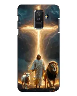 Чехол для Samsung Galaxy A6 Plus 2018 (A605) с картинкой «Лев Иуды и Свет»