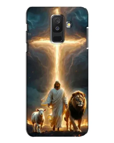 Чехол для Samsung Galaxy A6 Plus 2018 (A605) с картинкой «Лев Иуды и Свет» Чехол для Samsung Galaxy A6 Plus 2018 (A605) с картинкой «Лев Иуды и Свет»