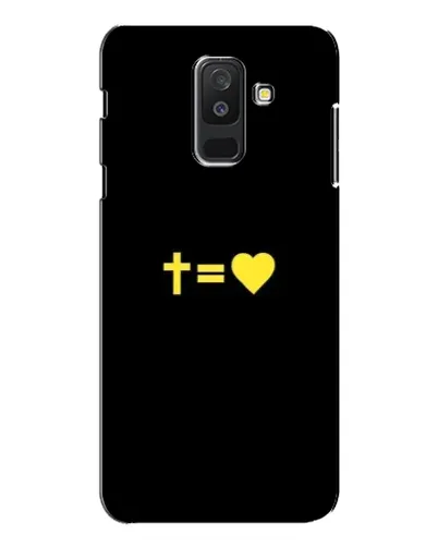 Чехол для Samsung Galaxy A6 Plus 2018 (A605) с картинкой «Сердце и Крест» Чехол для Samsung Galaxy A6 Plus 2018 (A605) с картинкой «Сердце и Крест»