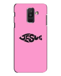 Чехол для Samsung Galaxy A6 Plus 2018 (A605) с картинкой «Розовый символ  Jesus»