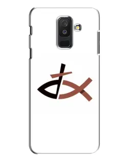 Чехол для Samsung Galaxy A6 Plus 2018 (A605) с картинкой «Рыба и крест»