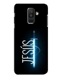 Чехол для Samsung Galaxy A6 Plus 2018 (A605) с картинкой «Меч Духа Jesus»