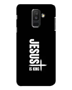 Чехол для Samsung Galaxy A6 Plus 2018 (A605) с картинкой «Вертикаль веры Jesus»