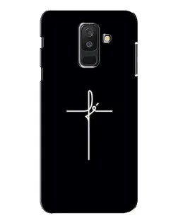Чехол для Samsung Galaxy A6 Plus 2018 (A605) с картинкой «Тонкий крест» Чехол для Samsung Galaxy A6 Plus 2018 (A605) с картинкой «Тонкий крест»