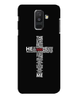 Чехол для Samsung Galaxy A6 Plus 2018 (A605) с картинкой «Текстовый крест» Чехол для Samsung Galaxy A6 Plus 2018 (A605) с картинкой «Текстовый крест»
