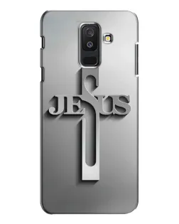 Чехол для Samsung Galaxy A6 Plus 2018 (A605) с картинкой «Металлический крест Jesus» Чехол для Samsung Galaxy A6 Plus 2018 (A605) с картинкой «Металлический крест Jesus»