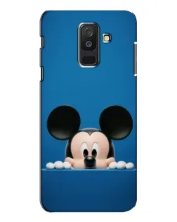 Чехол для Samsung Galaxy A6 Plus 2018 (A605) с картинкой «Микки выглядывает»
