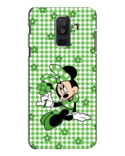 Чехол для Samsung Galaxy A6 Plus 2018 (A605) с картинкой «Mickey в клетку»
