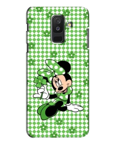 Чехол для Samsung Galaxy A6 Plus 2018 (A605) с картинкой «Mickey в клетку»