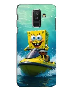 Чехол для Samsung Galaxy A6 Plus 2018 (A605) с картинкой «Спанч Боб на гидроцикле» Чехол для Samsung Galaxy A6 Plus 2018 (A605) с картинкой «Спанч Боб на гидроцикле»