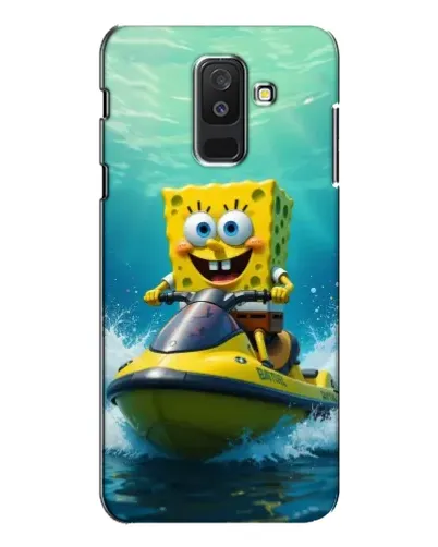 Чехол для Samsung Galaxy A6 Plus 2018 (A605) с картинкой «Спанч Боб на гидроцикле» Чехол для Samsung Galaxy A6 Plus 2018 (A605) с картинкой «Спанч Боб на гидроцикле»