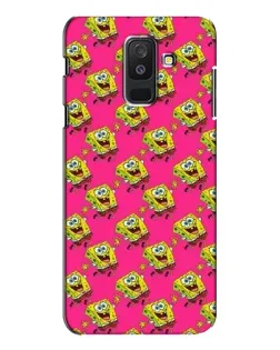 Чехол для Samsung Galaxy A6 Plus 2018 (A605) с картинкой «Розовый паттерн»