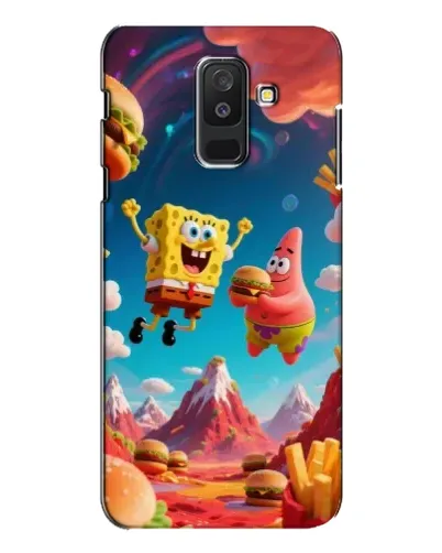 Чехол для Samsung Galaxy A6 Plus 2018 (A605) с картинкой «Космический фастфуд» Чехол для Samsung Galaxy A6 Plus 2018 (A605) с картинкой «Космический фастфуд»