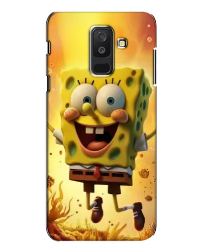Чехол для Samsung Galaxy A6 Plus 2018 (A605) с картинкой «Губка Боб прыгает» Чехол для Samsung Galaxy A6 Plus 2018 (A605) с картинкой «Губка Боб прыгает»