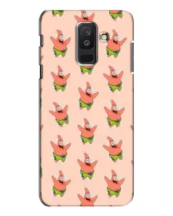 Чехол для Samsung Galaxy A6 Plus 2018 (A605) с картинкой «Патрик Стар паттерн»