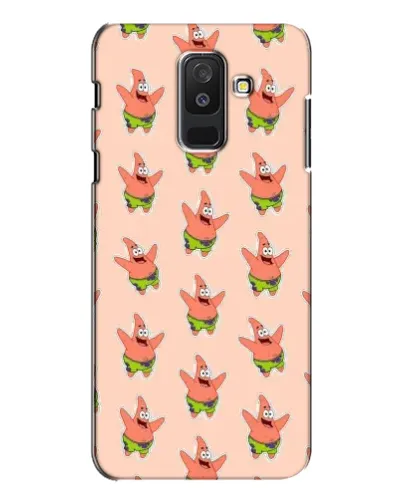 Чехол для Samsung Galaxy A6 Plus 2018 (A605) с картинкой «Патрик Стар паттерн» Чехол для Samsung Galaxy A6 Plus 2018 (A605) с картинкой «Патрик Стар паттерн»