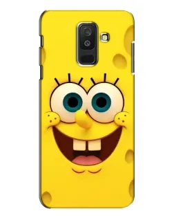 Чехол для Samsung Galaxy A6 Plus 2018 (A605) с картинкой «Губка Боб улыбка»