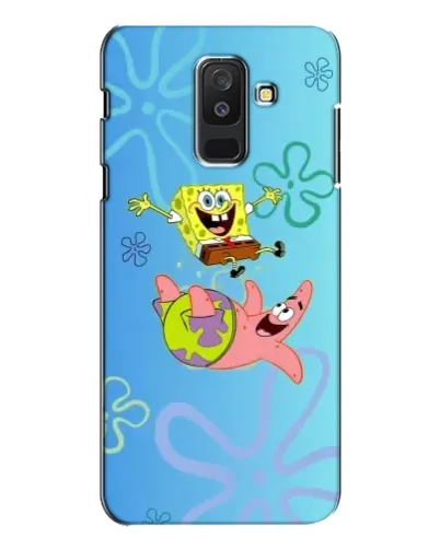Чехол для Samsung Galaxy A6 Plus 2018 (A605) с картинкой «Спанч Боб и Патрик» Чехол для Samsung Galaxy A6 Plus 2018 (A605) с картинкой «Спанч Боб и Патрик»