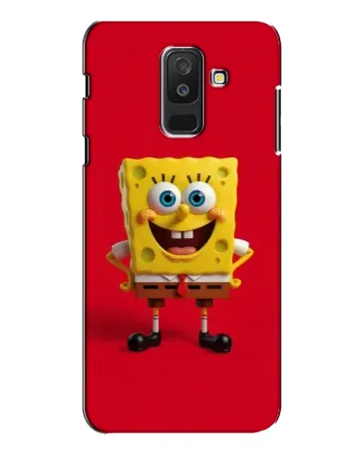 Чехол для Samsung Galaxy A6 Plus 2018 (A605) с картинкой «Спанч Боб на красном» Чехол для Samsung Galaxy A6 Plus 2018 (A605) с картинкой «Спанч Боб на красном»