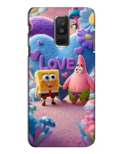 Чехол для Samsung Galaxy A6 Plus 2018 (A605) с картинкой «Губка Боб Патрик»