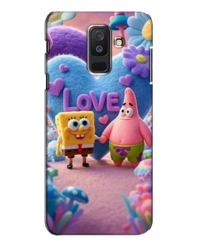Чехол для Samsung Galaxy A6 Plus 2018 (A605) с картинкой «Губка Боб Патрик» Чехол для Samsung Galaxy A6 Plus 2018 (A605) с картинкой «Губка Боб Патрик»