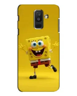 Чехол для Samsung Galaxy A6 Plus 2018 (A605) с картинкой «Позитивный Губка Боб»