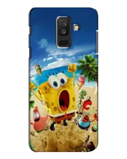 Чехол для Samsung Galaxy A6 Plus 2018 (A605) с картинкой «Развлечения на пляже»