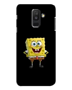 Чехол для Samsung Galaxy A6 Plus 2018 (A605) с картинкой «Классический Губка Боб»