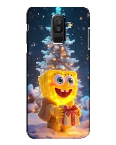 Чехол для Samsung Galaxy A6 Plus 2018 (A605) с картинкой «Рождественский Спанч Боб» Чехол для Samsung Galaxy A6 Plus 2018 (A605) с картинкой «Рождественский Спанч Боб»