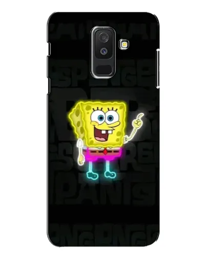 Чехол для Samsung Galaxy A6 Plus 2018 (A605) с картинкой «Неоновый Губка Боб» Чехол для Samsung Galaxy A6 Plus 2018 (A605) с картинкой «Неоновый Губка Боб»