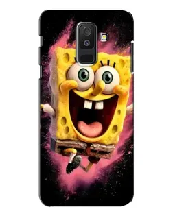 Чехол для Samsung Galaxy A6 Plus 2018 (A605) с картинкой «Взрывной Спанч Боб»