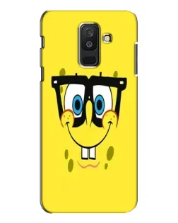 Чохол для Samsung Galaxy A6 Plus 2018 (A605) з картинкою «Мінімалістичний Спанч Боб»