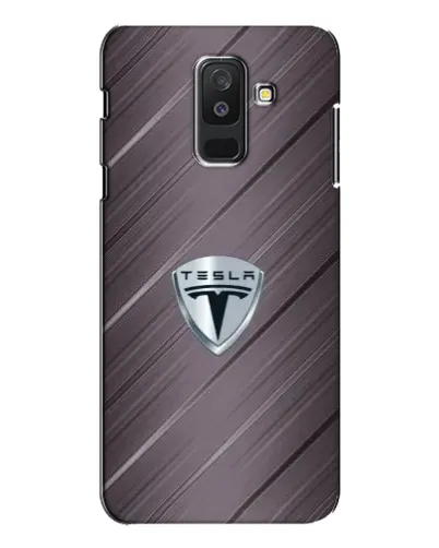 Чехол для Samsung Galaxy A6 Plus 2018 (A605) с картинкой «Металлическая текстура Tesla» Чехол для Samsung Galaxy A6 Plus 2018 (A605) с картинкой «Металлическая текстура Tesla»