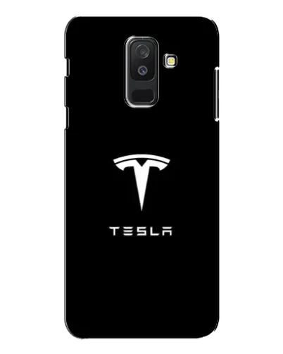 Чехол для Samsung Galaxy A6 Plus 2018 (A605) с картинкой «Tesla White Logo» Чехол для Samsung Galaxy A6 Plus 2018 (A605) с картинкой «Tesla White Logo»