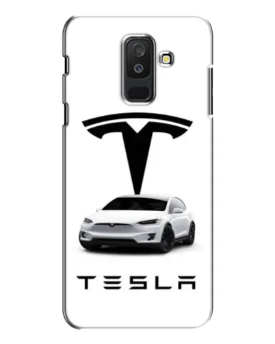Чехол для Samsung Galaxy A6 Plus 2018 (A605) с картинкой «Tesla White Style» Чехол для Samsung Galaxy A6 Plus 2018 (A605) с картинкой «Tesla White Style»