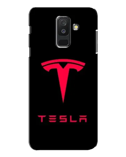 Чехол для Samsung Galaxy A6 Plus 2018 (A605) с картинкой «Tesla Red Logo» Чехол для Samsung Galaxy A6 Plus 2018 (A605) с картинкой «Tesla Red Logo»