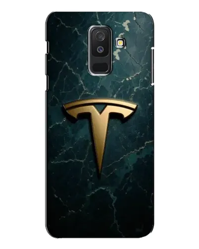 Чехол для Samsung Galaxy A6 Plus 2018 (A605) с картинкой «Мраморная Tesla Gold» Чехол для Samsung Galaxy A6 Plus 2018 (A605) с картинкой «Мраморная Tesla Gold»