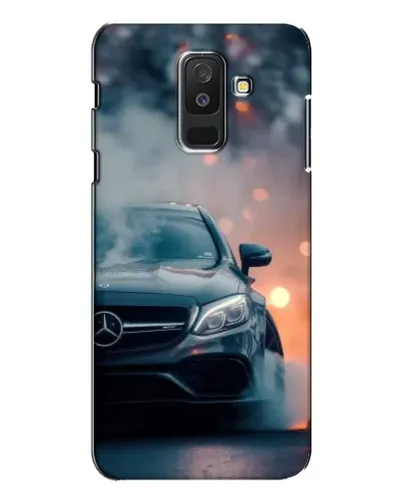 Чохол для Samsung Galaxy A6 Plus 2018 (A605) з картинкою «Mercedes — нічне місто»