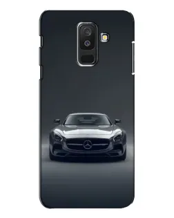 Чохол для Samsung Galaxy A6 Plus 2018 (A605) з картинкою «Mercedes на чорному»