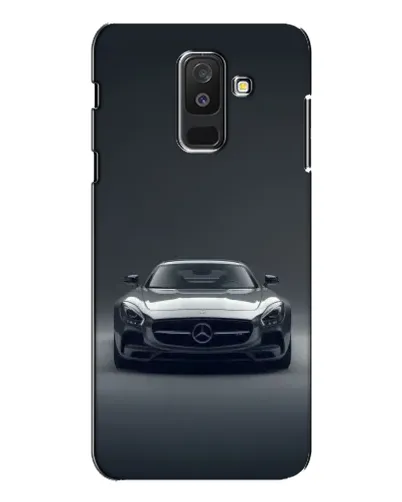 Чохол для Samsung Galaxy A6 Plus 2018 (A605) з картинкою «Mercedes на чорному»