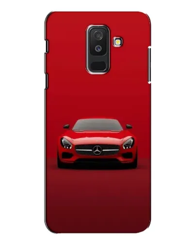 Чохол для Samsung Galaxy A6 Plus 2018 (A605) з картинкою «Червоний Mercedes AMG»