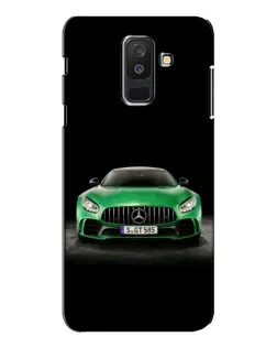 Чохол для Samsung Galaxy A6 Plus 2018 (A605) з картинкою «Mercedes — неоновий лого»
