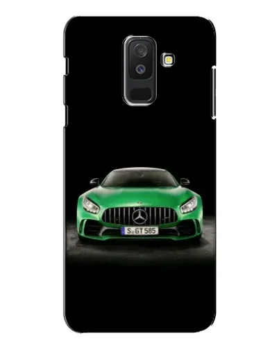 Чохол для Samsung Galaxy A6 Plus 2018 (A605) з картинкою «Mercedes — неоновий лого»